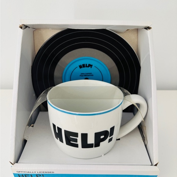 The Beatles Help Cup & Saucer - Picture 2 of 5
